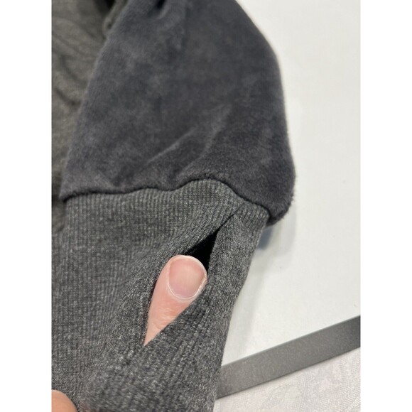 NWT Tahari Sport Charcoal Gray Sweatshirt with Thumb Holes ~ MSRP $82 - Picture 16 of 16